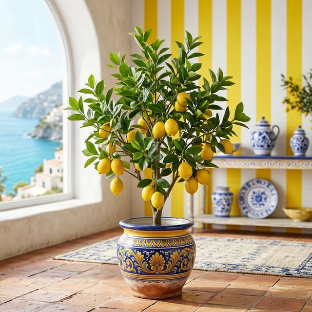 Faux Lemon Tree