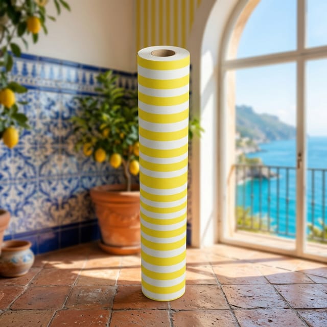Yellow Stripe Wallpaper