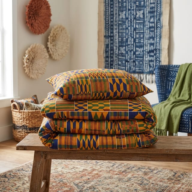 Kente Pattern Duvet