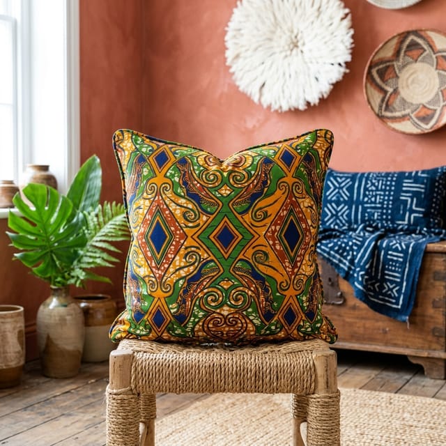 Wax Print Cushions