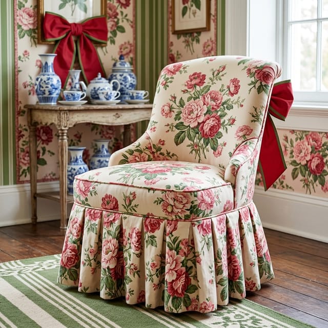 Skirted Slipper Chair