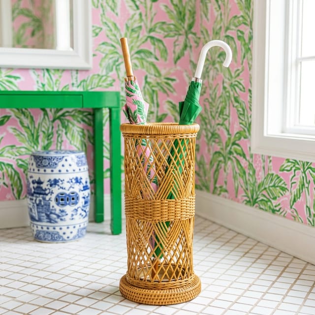 Rattan Umbrella Stand