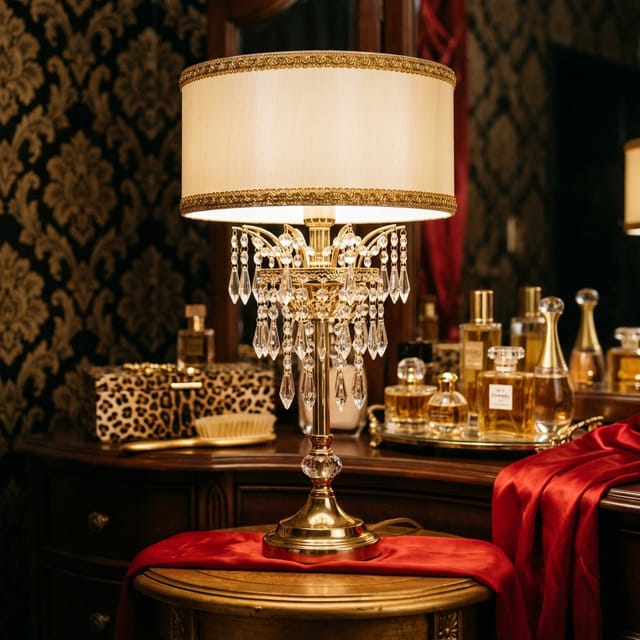 Crystal Bedside Lamps