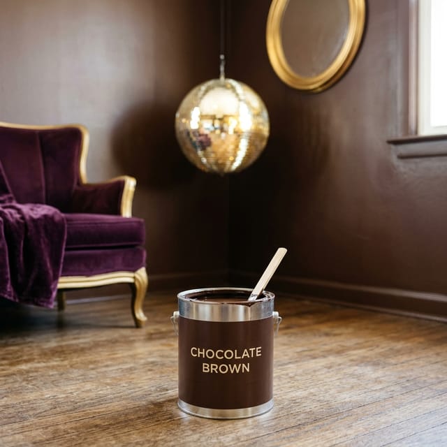 Chocolate Brown Paint