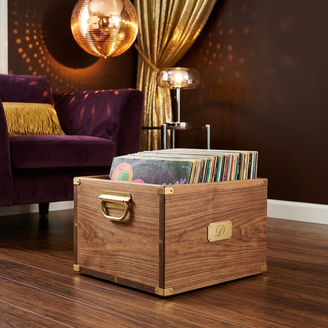 Vinyl Record Crate