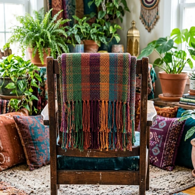 Fringed Throw Blanket