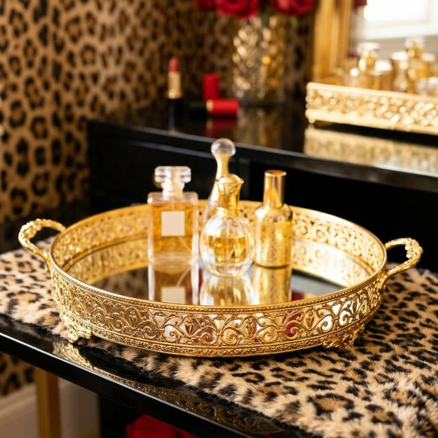 Gold Vanity Tray