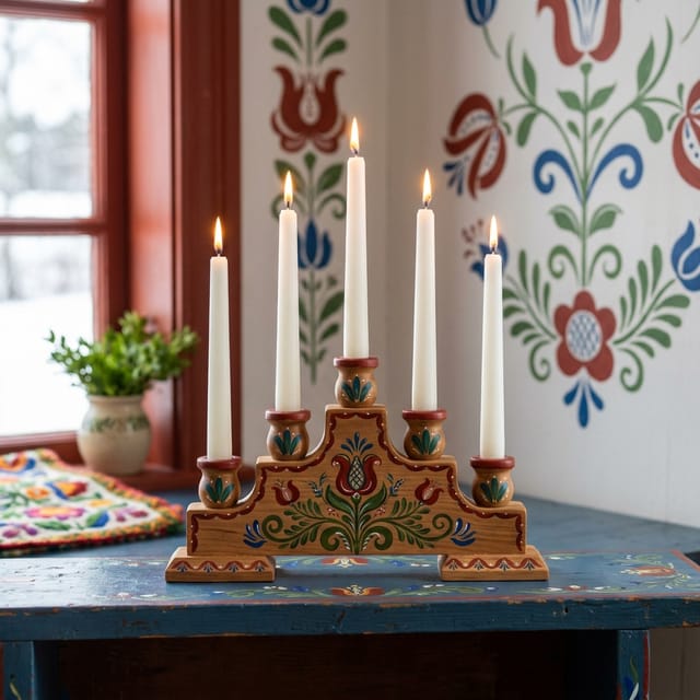 Wooden Candle Holders