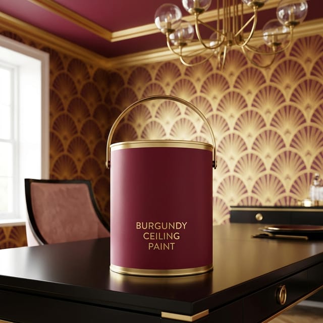 Burgundy Ceiling Paint