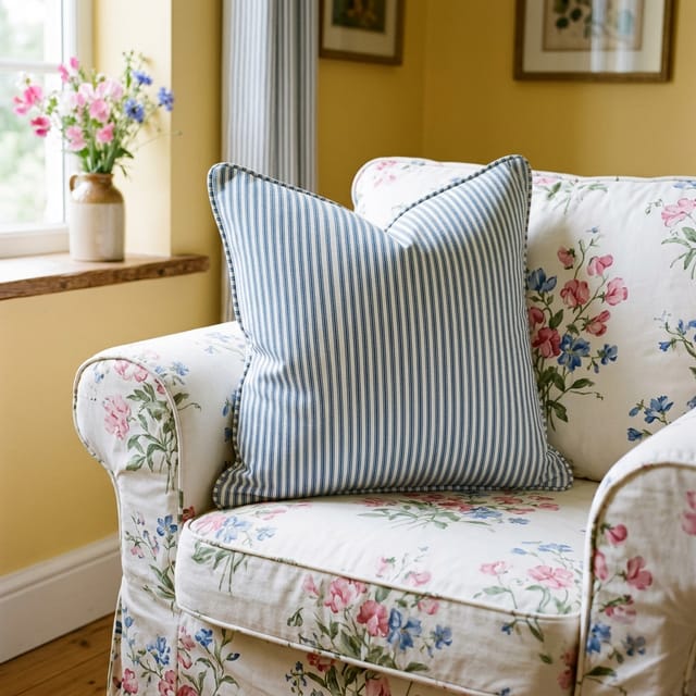 Ticking Stripe Cushions