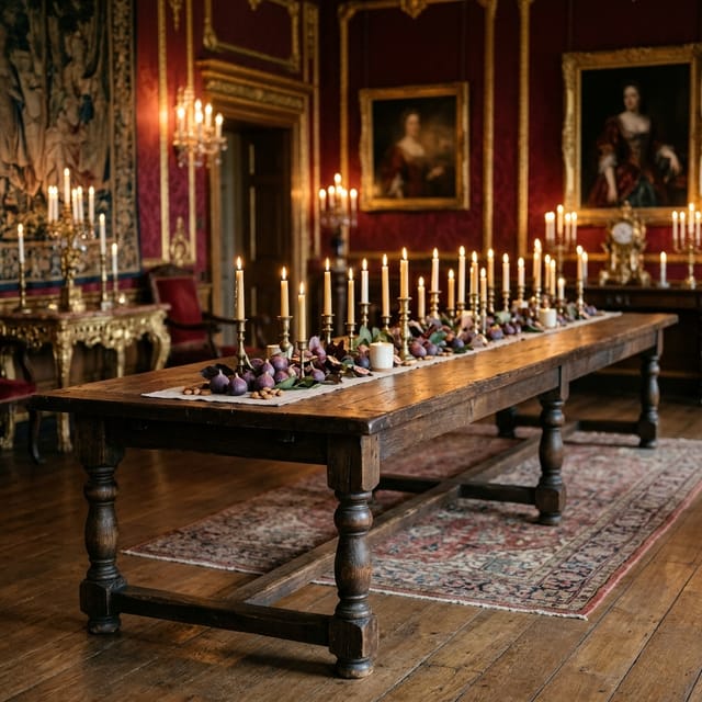 Long Farmhouse Dining Table