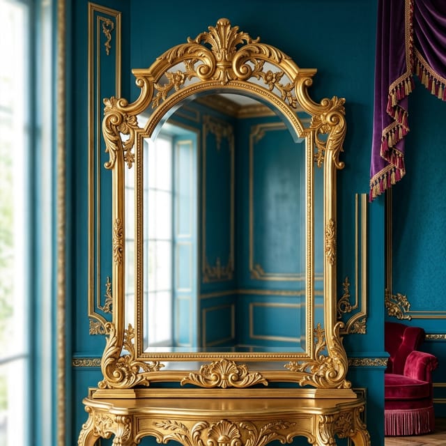 Gilt Overmantel Mirror