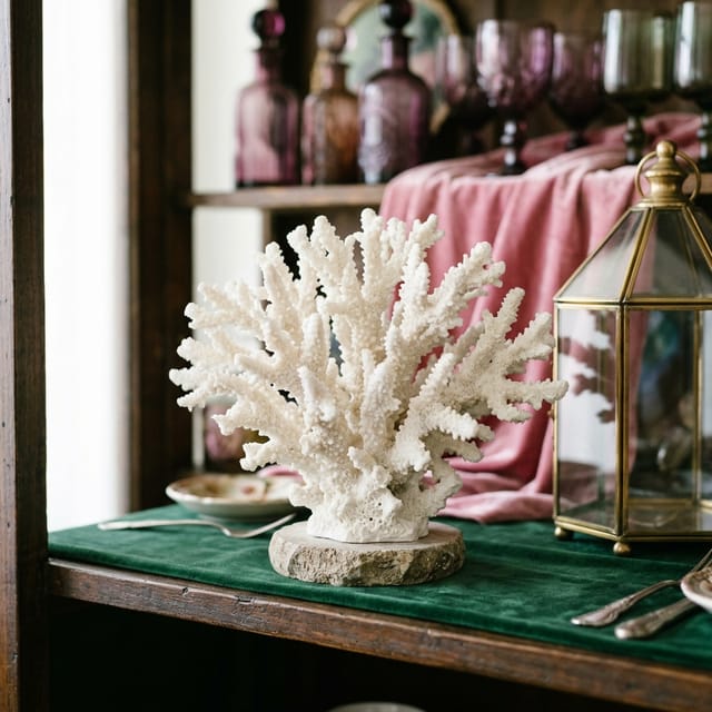 Faux Coral Decor
