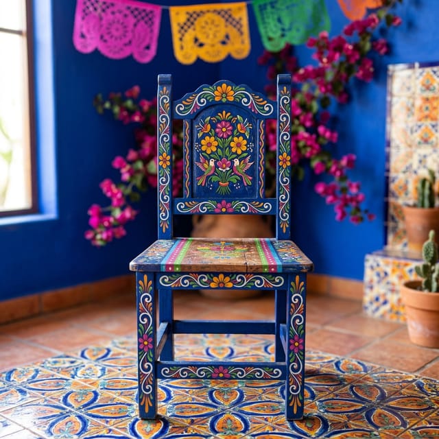Painted Wooden Chairs