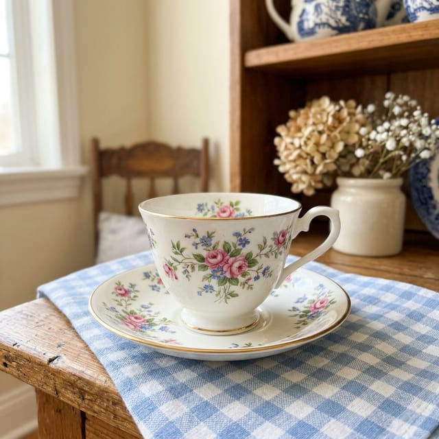 Dainty Floral Teacups
