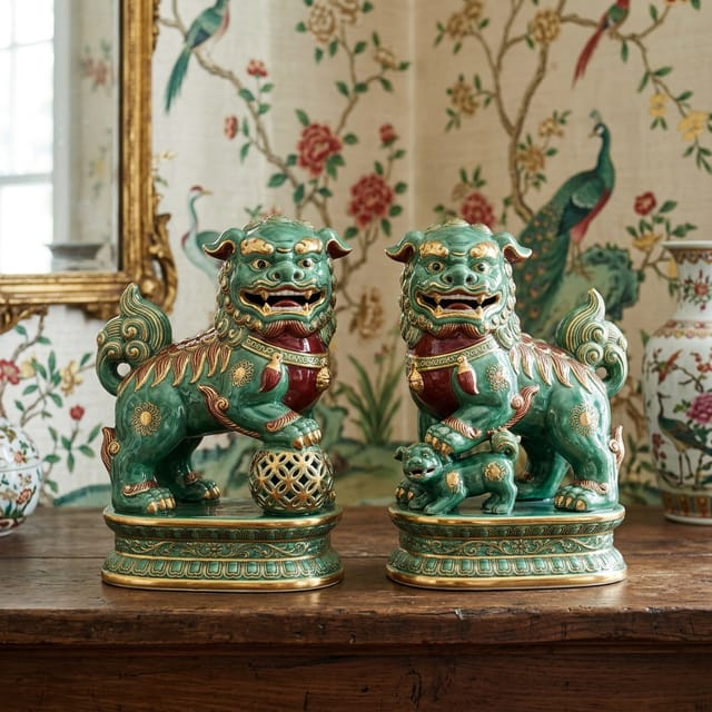 Foo Dog Pair