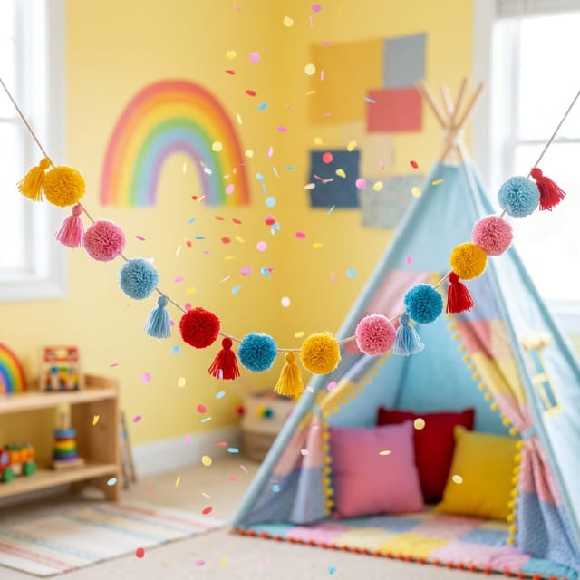 Pom Pom Garland