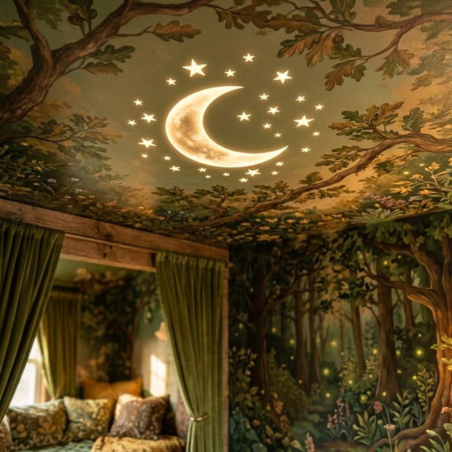 Moon Ceiling Decal