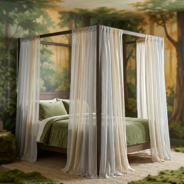 Sheer Canopy Drapes