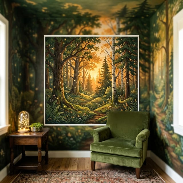Woodland Forest Wall Mural