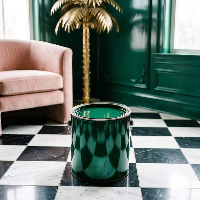 Emerald High-Gloss Paint
