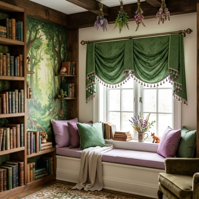Scalloped Fabric Valance