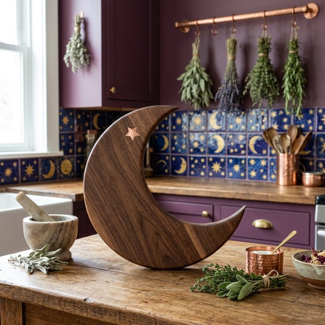 Crescent Moon Cutting Board