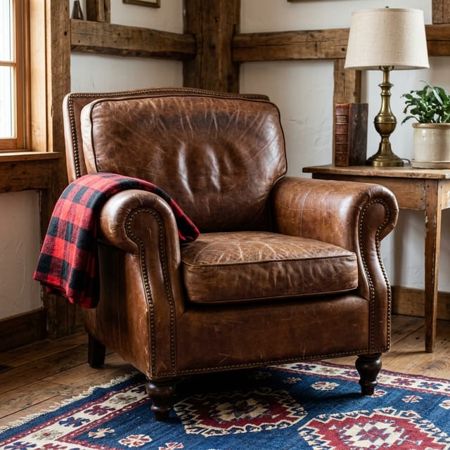 Leather Club Chair