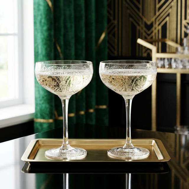 Champagne Coupe Set