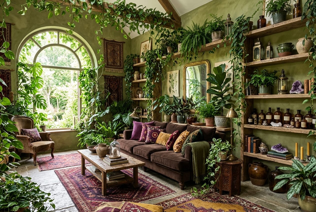 Mystical Bohemian decor idea