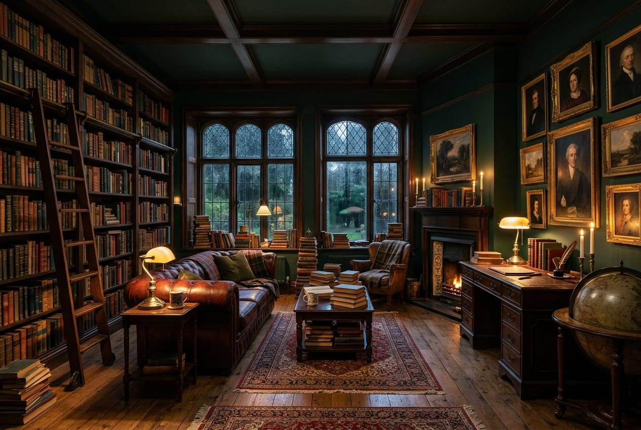 Emerald Leaded Library